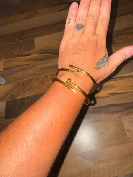 Zlatý náramek Cartier Juste un Cl hřebík 3