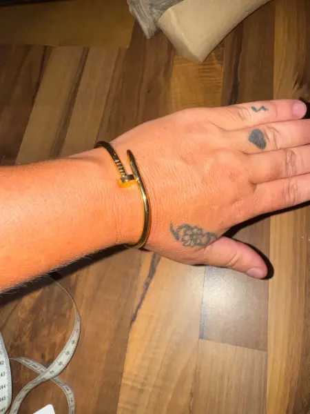 Zlatý náramek Cartier Juste un Cl hřebík 11