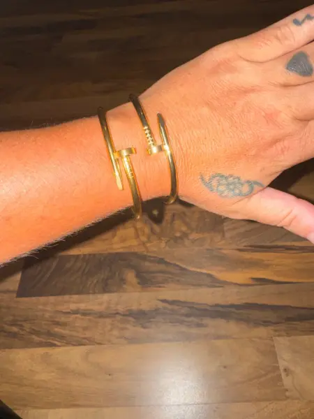 Zlatý náramek Cartier Juste un Cl hřebík 7