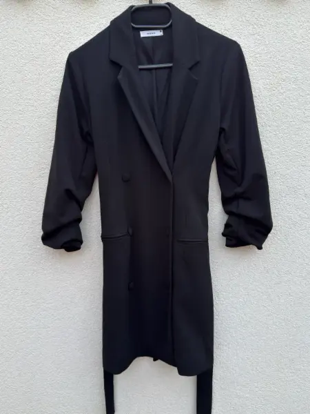 Černé sako / šaty s 3/4 rukávem Reserved, velikost XS 3