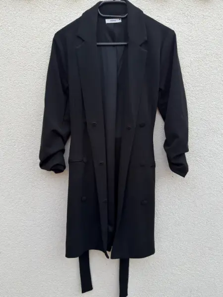 Černé sako / šaty s 3/4 rukávem Reserved, velikost XS 4