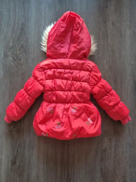 Dětská zimní bunda s třešněmi 4