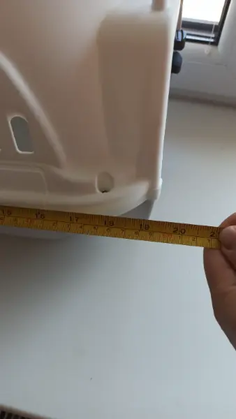 Přepravka pro zvířata - bílá 7