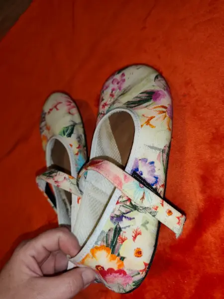 Květované boty Barefoot Ahinsa Shoes, 40 5