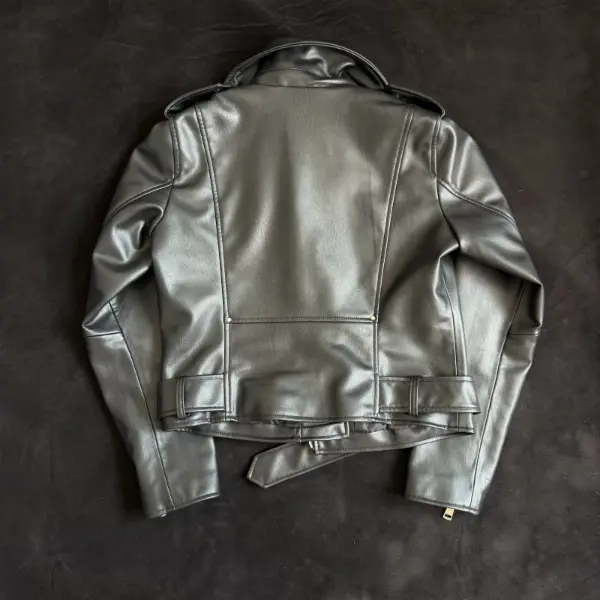 Černá koženková bunda Zara 3