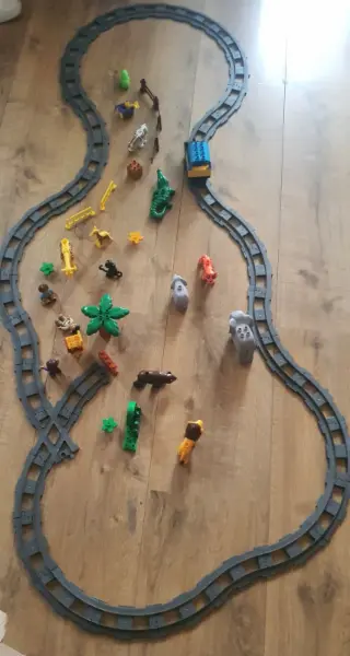 Stavebnice vláček a zvířátka  5