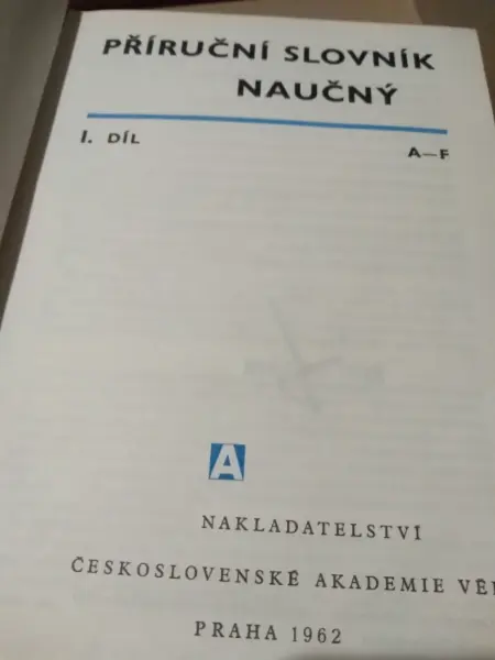 Slovníky naučné I-IV (1962-1967)