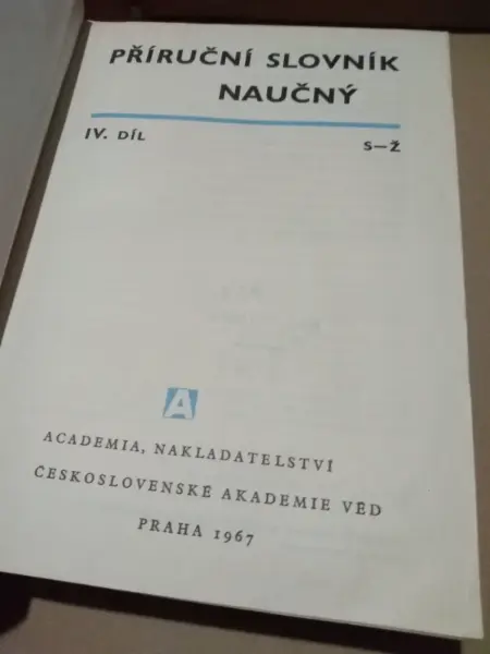 Slovníky naučné I-IV (1962-1967) 4