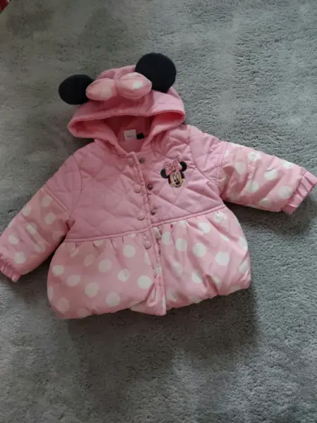 Dětská růžová bunda Minnie Mouse