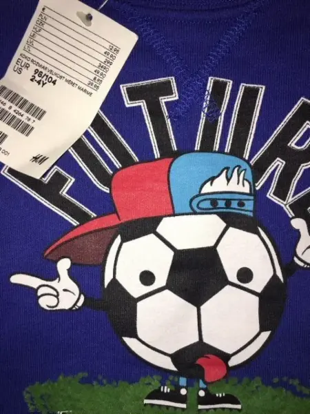 Modrá mikina: Budoucí fotbalová hvězda, 2-4 roky 2