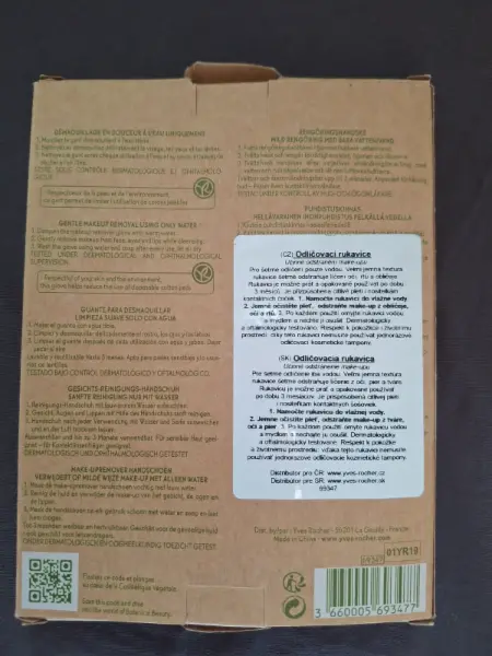 Yves Rocher odličovací rukavice 2