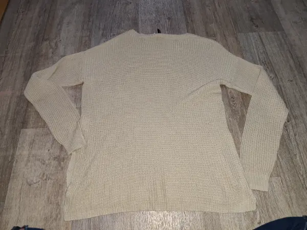 Béžový svetr H&M Divided se zipem, XS 7