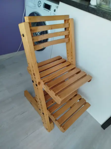 Dřevěná rostoucí židle pro děti 5
