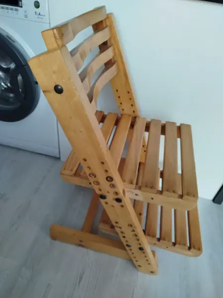 Dřevěná rostoucí židle pro děti 8