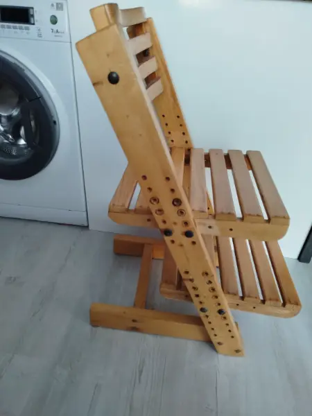 Dřevěná rostoucí židle pro děti 3