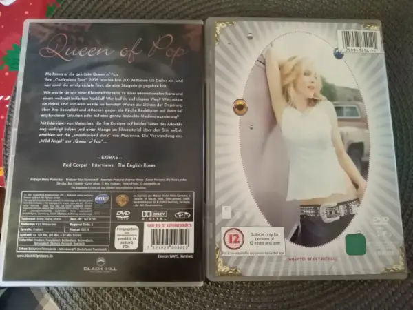Dvě DVD Madonna 3