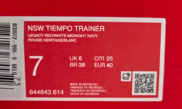 NIKE NSW TIEMPO TRAINER,VEL. 40 7