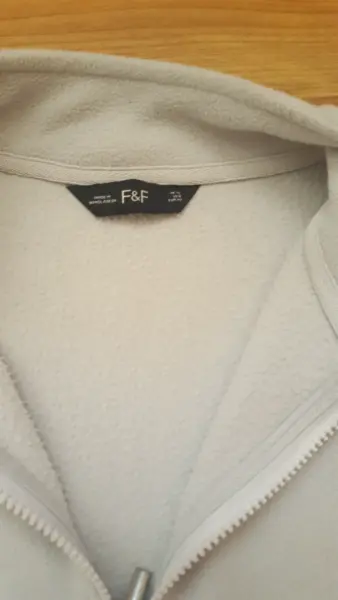 Dámská fleecová mikina na zip, světle šedá vel.40 2