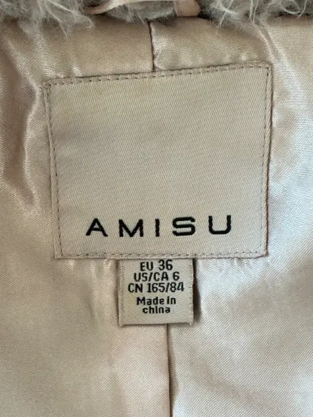 Amisu chlupatý kožíšek 6