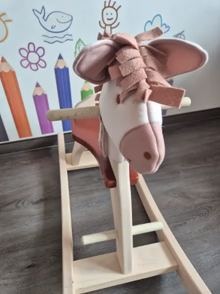 Dětský dřevěný houpací koník 2