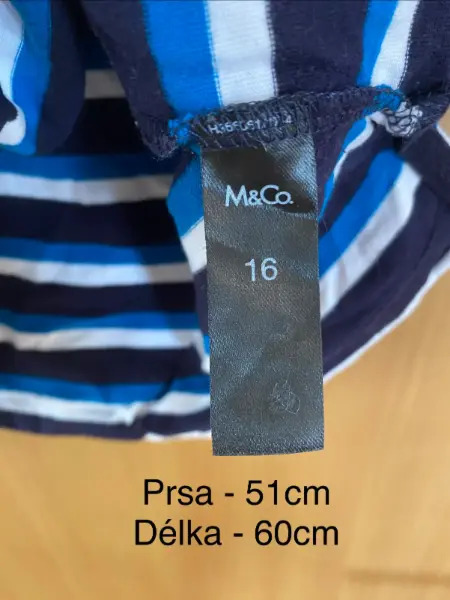Pruhované tričko M&Co. 3