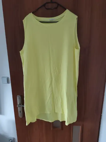 Žluté dámské tílko šaty Sweetissima, L 2