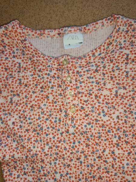 Dívčí květované body Zara 128 4