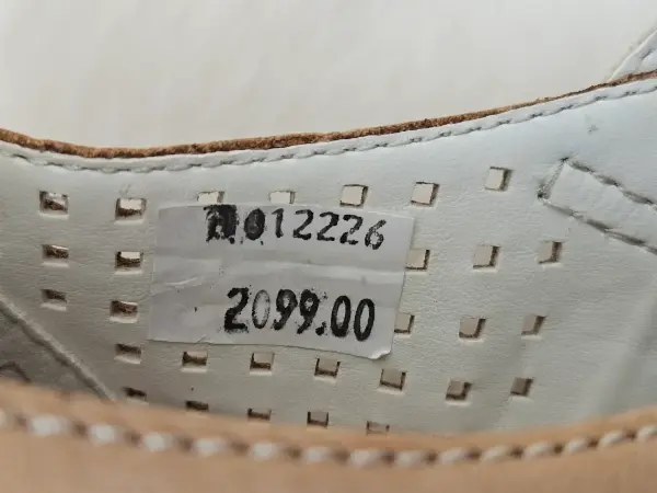 Béžové kožené baleríny Rieker 5