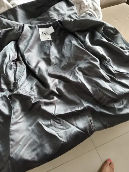 Šedá dámská bunda Zara 10