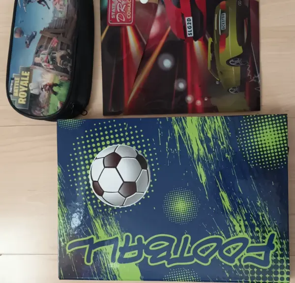 Školní set: desky na sešity a penál Fortnite 2
