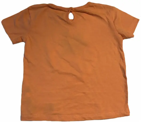 Oranžové dívčí tričko, motiv jahoda, vel. 18-24m 3