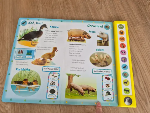 Kniha se zvuky: Kdo tu štěká, mňouká, bučí? 2