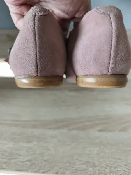 Růžové polobotky Heine 4