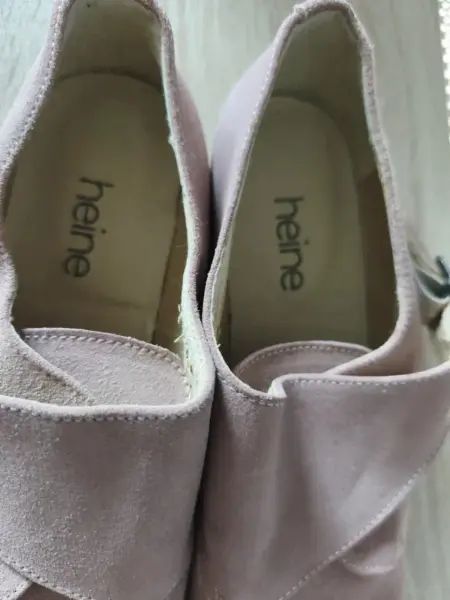 Růžové polobotky Heine 5