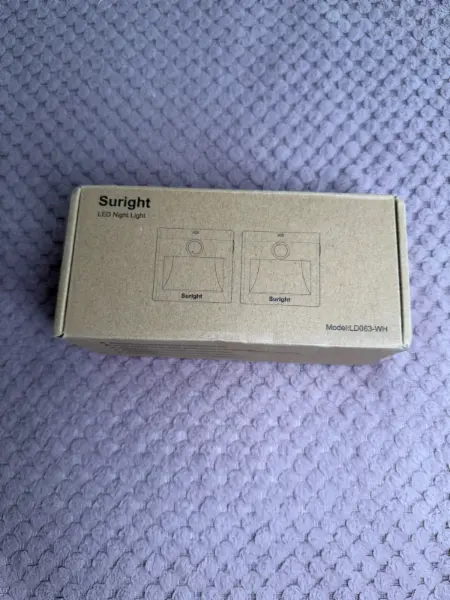 Suright LED noční světla se senzorem pohybu, 2 ks
