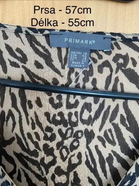 Dámská halenka Primark se zvířecím vzorem 4