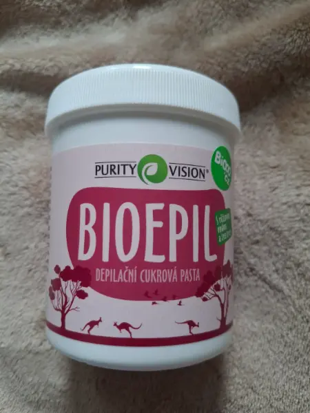 Purity Vision BioEpil cukrová depilační pasta 400g