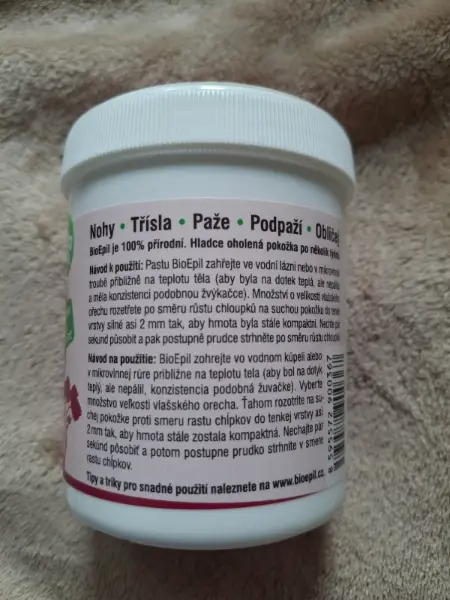 Purity Vision BioEpil cukrová depilační pasta 400g 2