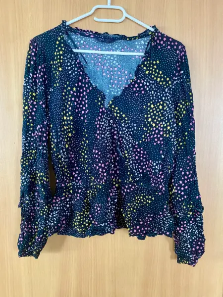 Dámská halenka M&S s potiskem, vel. 12