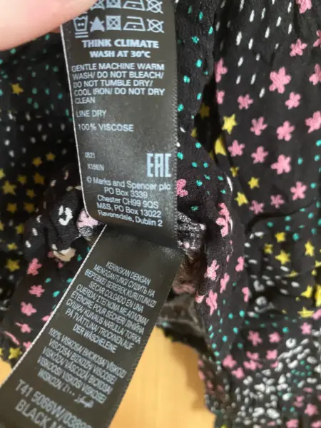 Dámská halenka M&S s potiskem, vel. 12 5