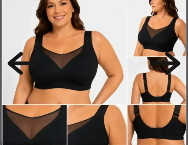 Nová podprsenka magnolia Love 9898 černá 6XL 3
