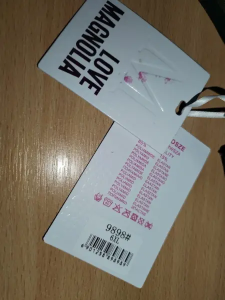 Nová podprsenka magnolia Love 9898 černá 6XL 5
