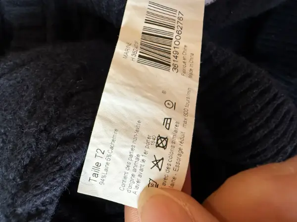 Tmavě modrý vlněný kardigan Monoprix Femme 10
