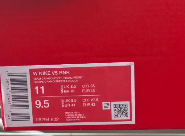  Nike V5 RNR, červené, vel. 43 7