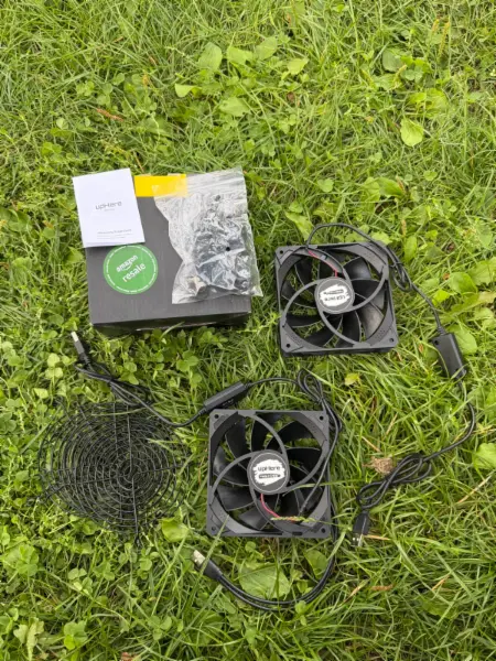 Ventilátory upHere 120mm - 2 kusy s příslušenstvím