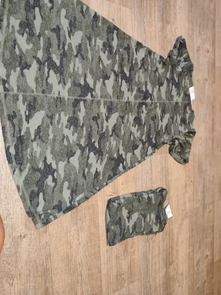 Dívčí šaty Gap Kids s maskáčovým vzorem,  7