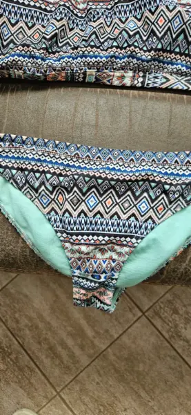 Dámské vzorované dvoudílné plavky vel.L/Xl 2