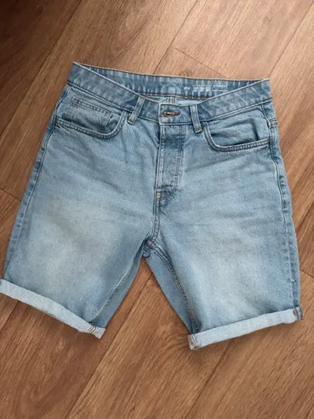 Pánské riflové / džínové kraťase | světle modré | Primark | 