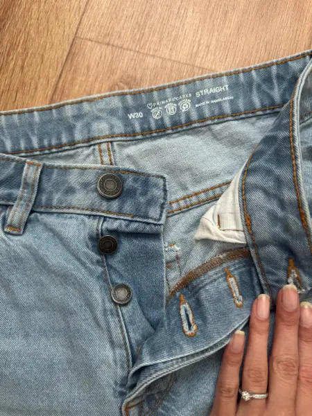 Pánské riflové / džínové kraťase | světle modré | Primark |  3