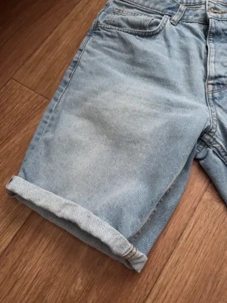 Pánské riflové / džínové kraťase | světle modré | Primark |  6